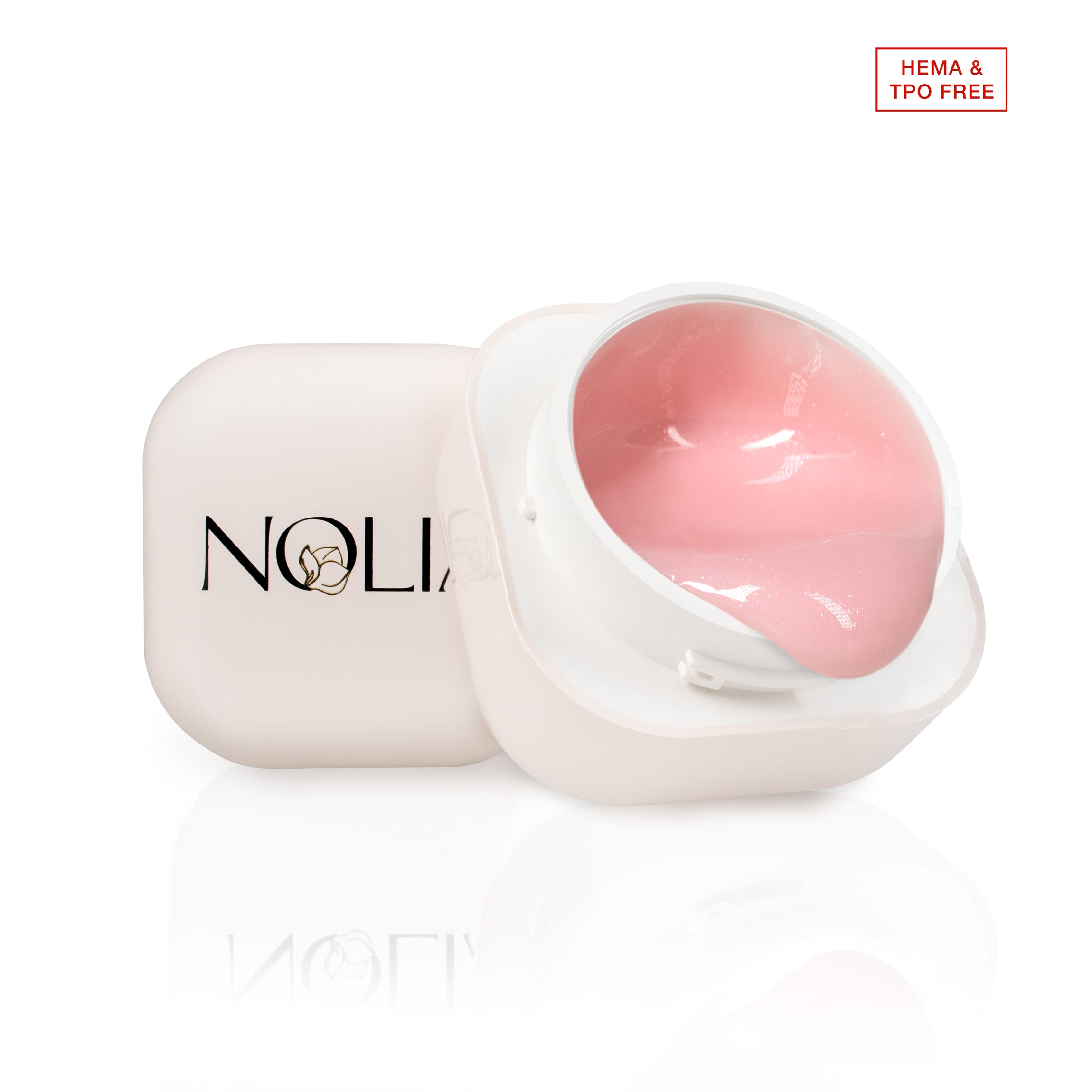 GlitterGlow Gel - ADMIRATION NUDE - HEMA &amp; TPO FREE