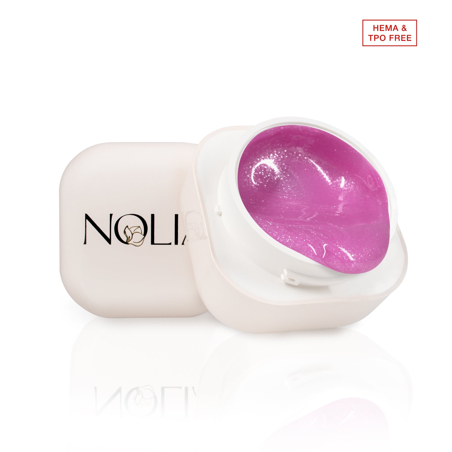 GlitterGlow Gel - JEALOUSY PINK - HEMA &amp; TPO FREE