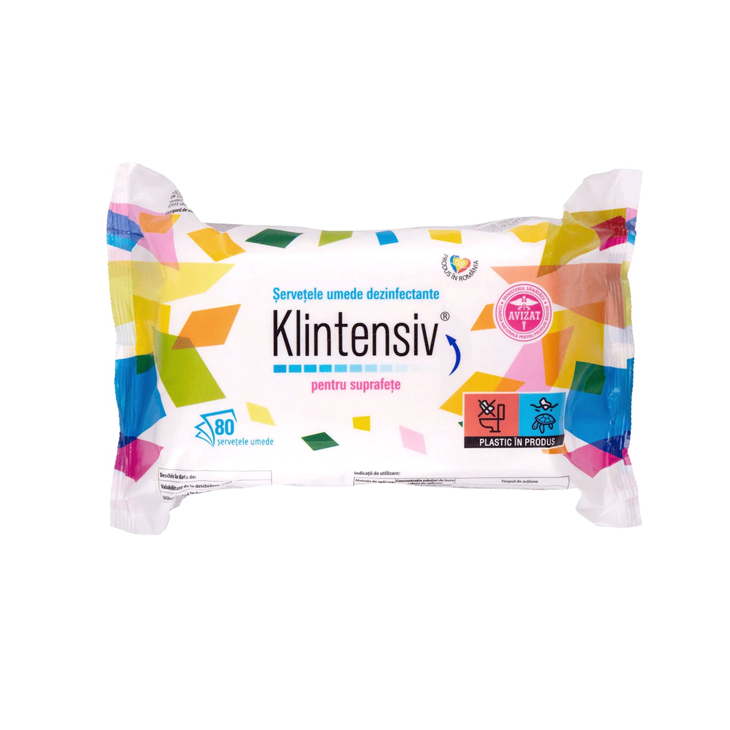 Klintensiv Disinfectant Wet Wipes for Surfaces