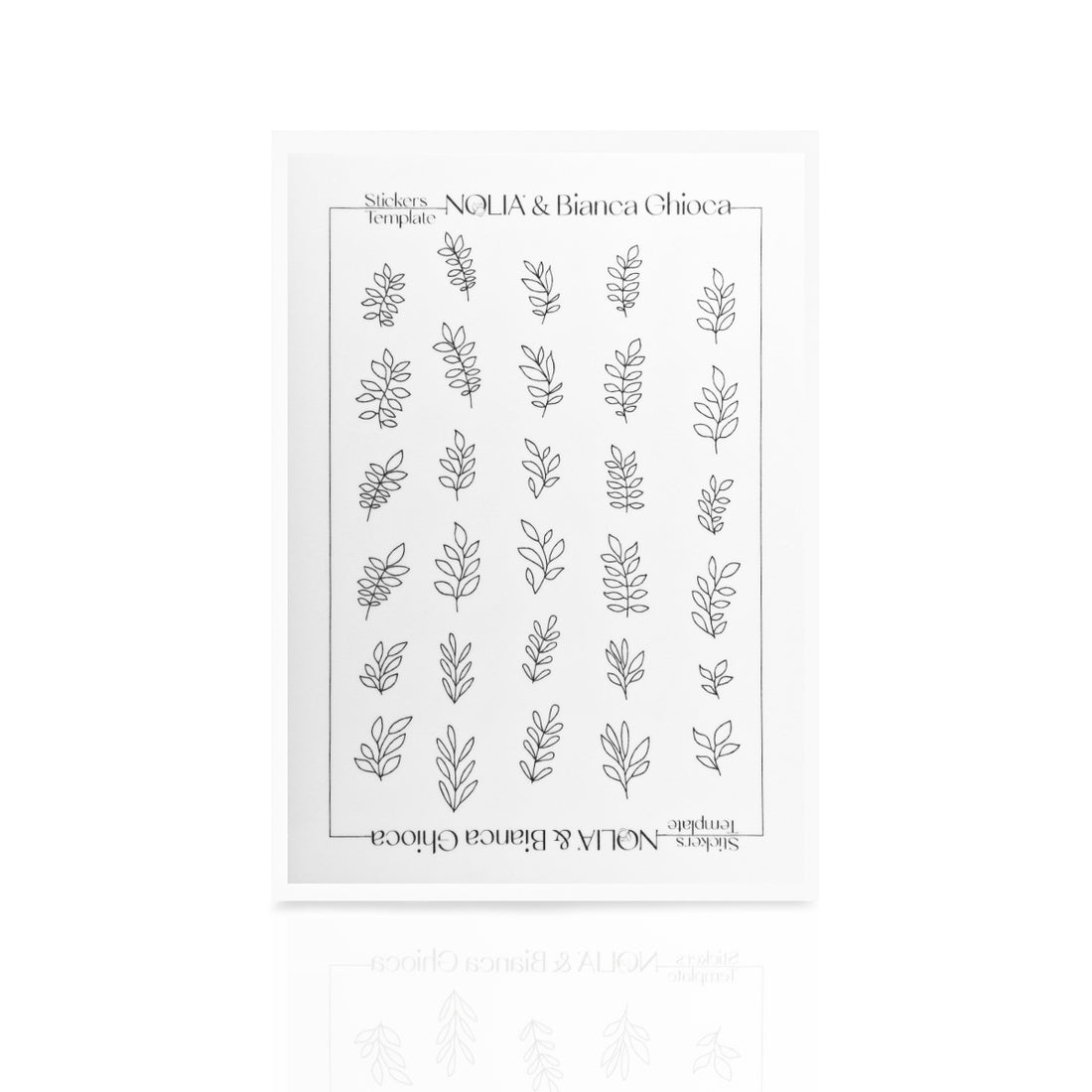 Sticker Templates - Leaves