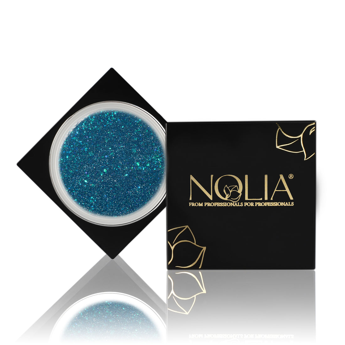 Neon Sparkling Builder Gel NS073 - PACIFIC BLUE 15ml - Nails - noliashop.com 1
