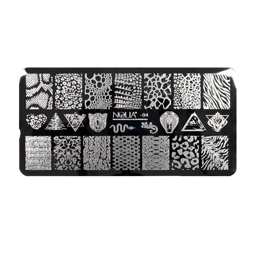 Stampart Metallic Plate NL04 - Nail Art Kits &amp; Accessories - noliashop.com 1