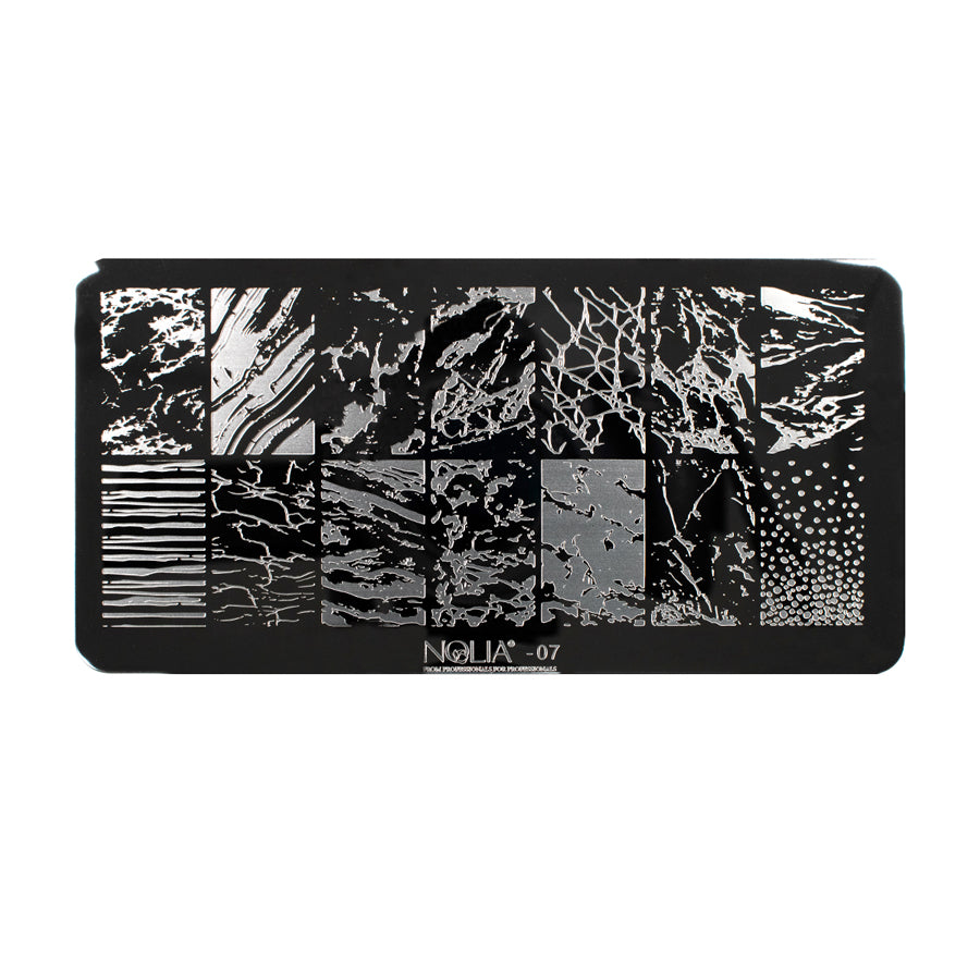 Stampart Metallic Plate NL07 - Nail Art Kits &amp; Accessories - noliashop.com 1