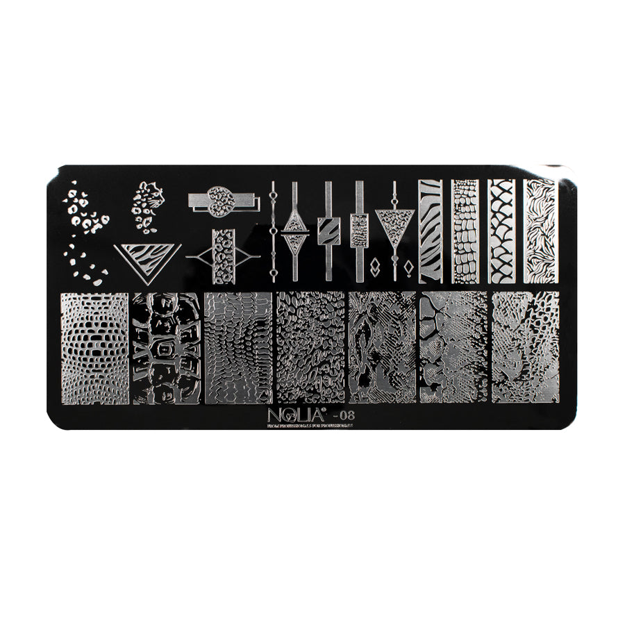 Stampart Metallic Plate NL08 - Nail Art Kits &amp; Accessories - noliashop.com 1