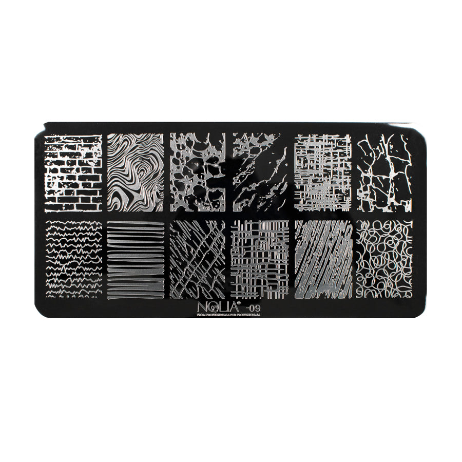 Stampart Metallic Plate NL09 - Nail Art Kits &amp; Accessories - noliashop.com 1