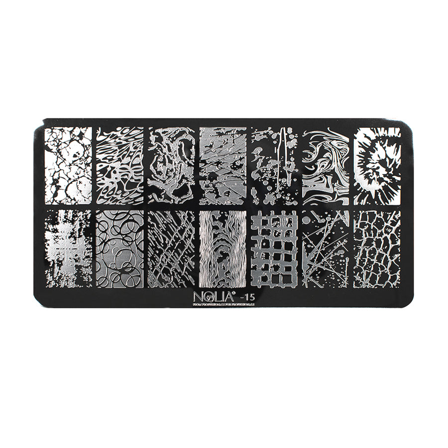 Stampart Metallic Plate NL15 - Nail Art Kits &amp; Accessories - noliashop.com 1