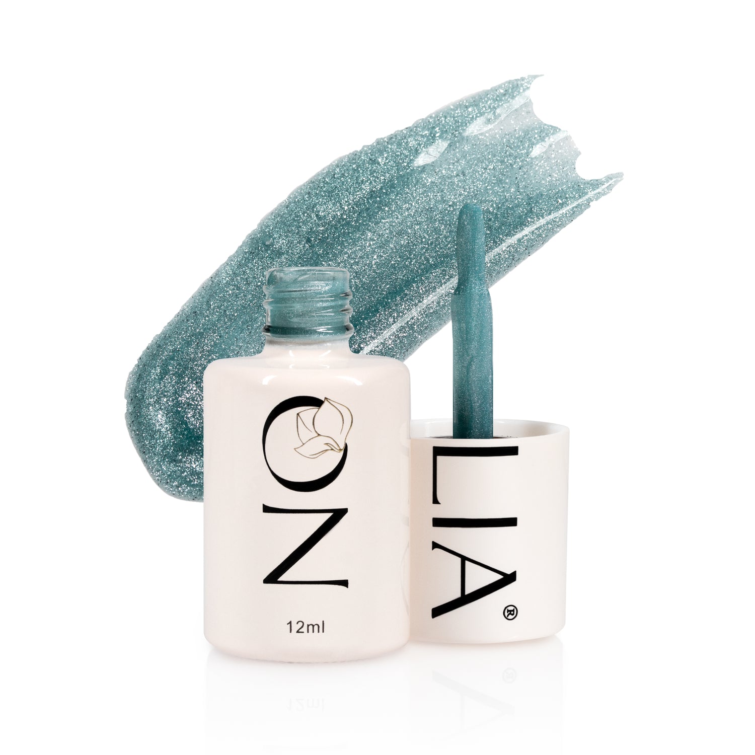 Nolia Cat-Eye Rubber Base – Crystal Aqua