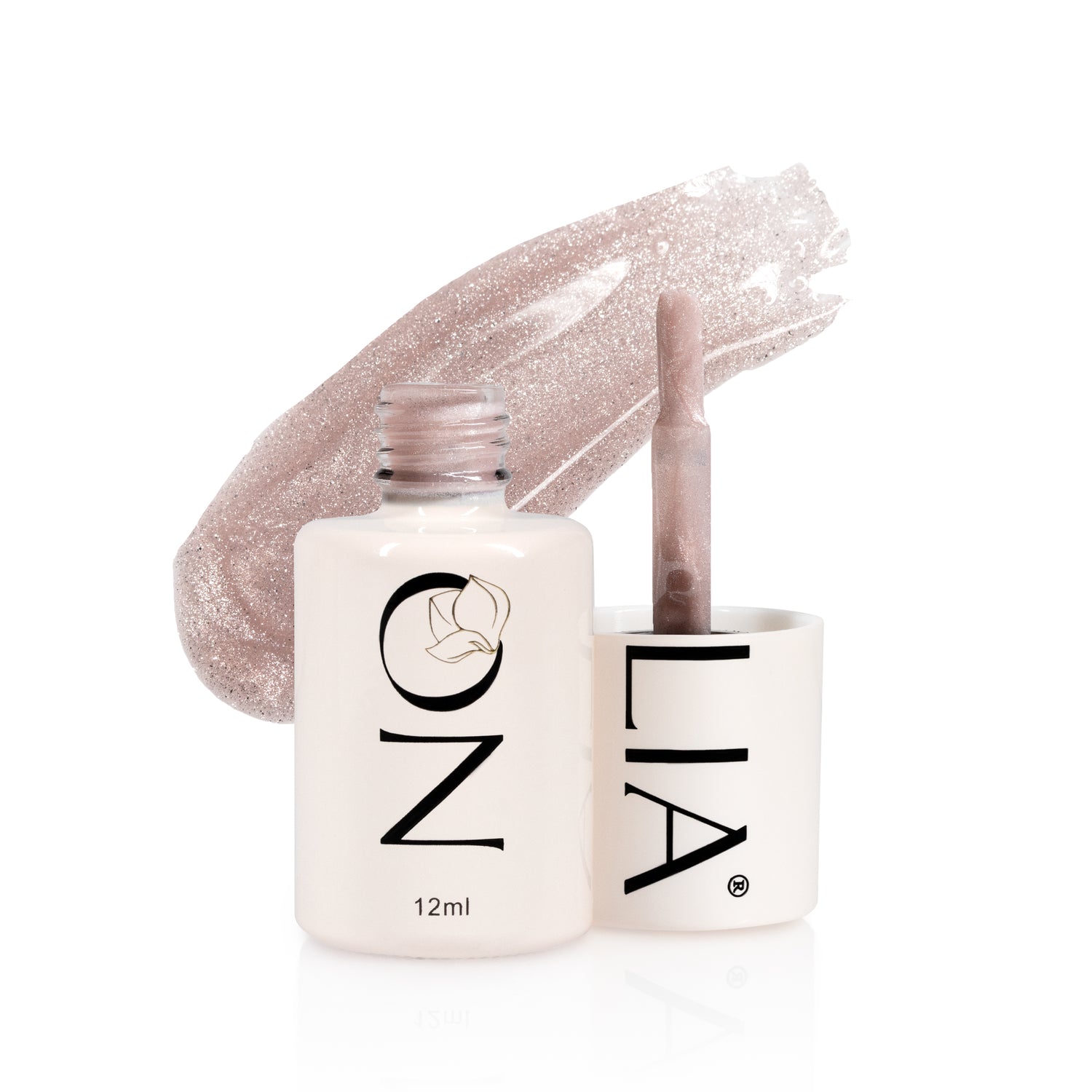 Nolia Cat-Eye Rubber Base – Crystal Nude