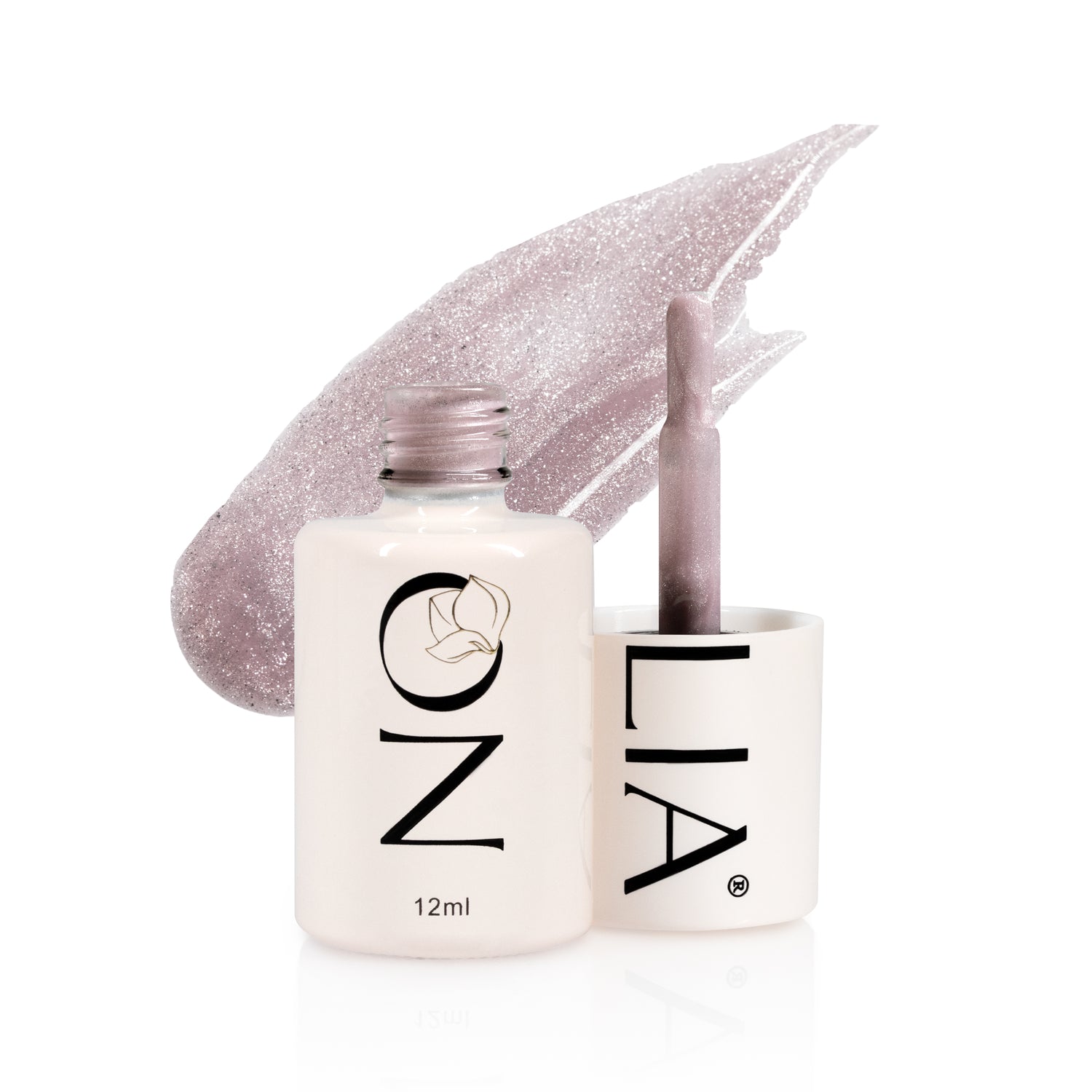 Nolia Cat-Eye Rubber Base – Crystal Rose