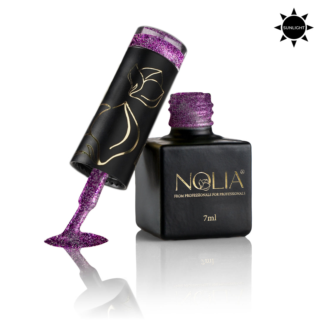 Gellack SOLAR ILLUSION SI37- Purple - Nail Polishes - noliashop.com 1