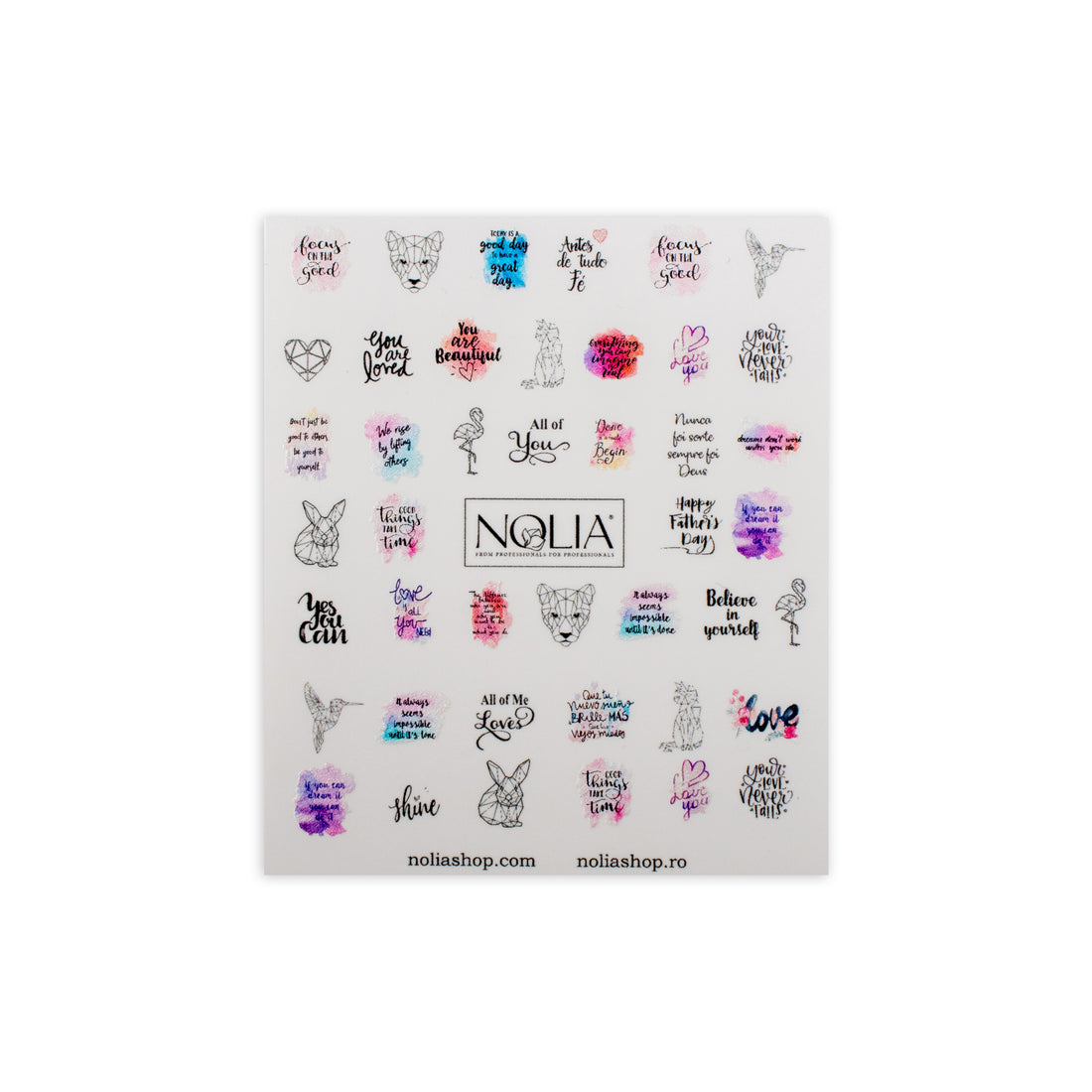 Sticker Nailart - ST171 - Nail Art Kits &amp; Accessories - noliashop.com 1