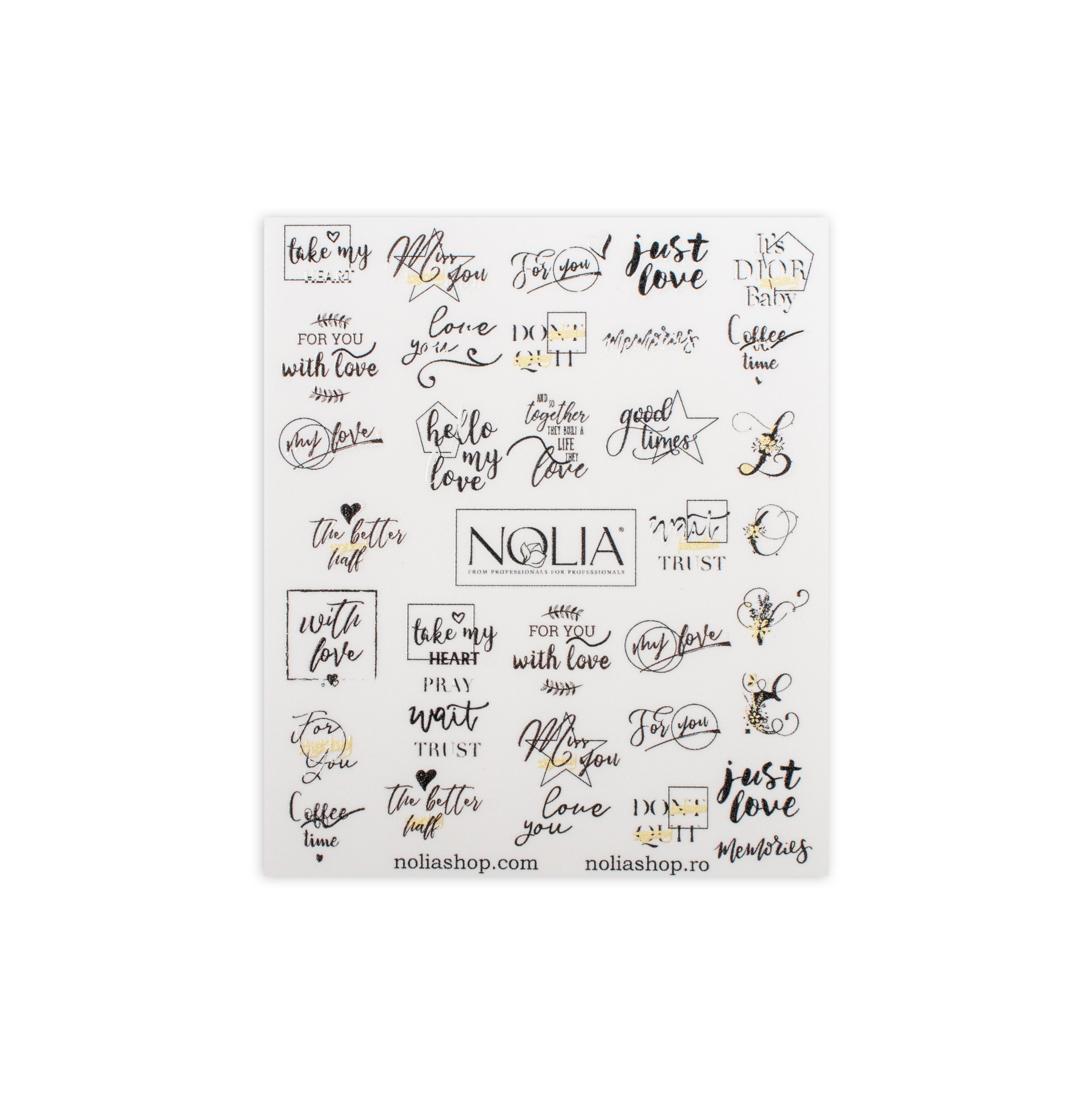 Sticker Nailart - ST211 - Nail Art Kits &amp; Accessories - noliashop.com 1