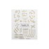 Sticker Nailart - ST228 - Nail Art Kits & Accessories - noliashop.com 1