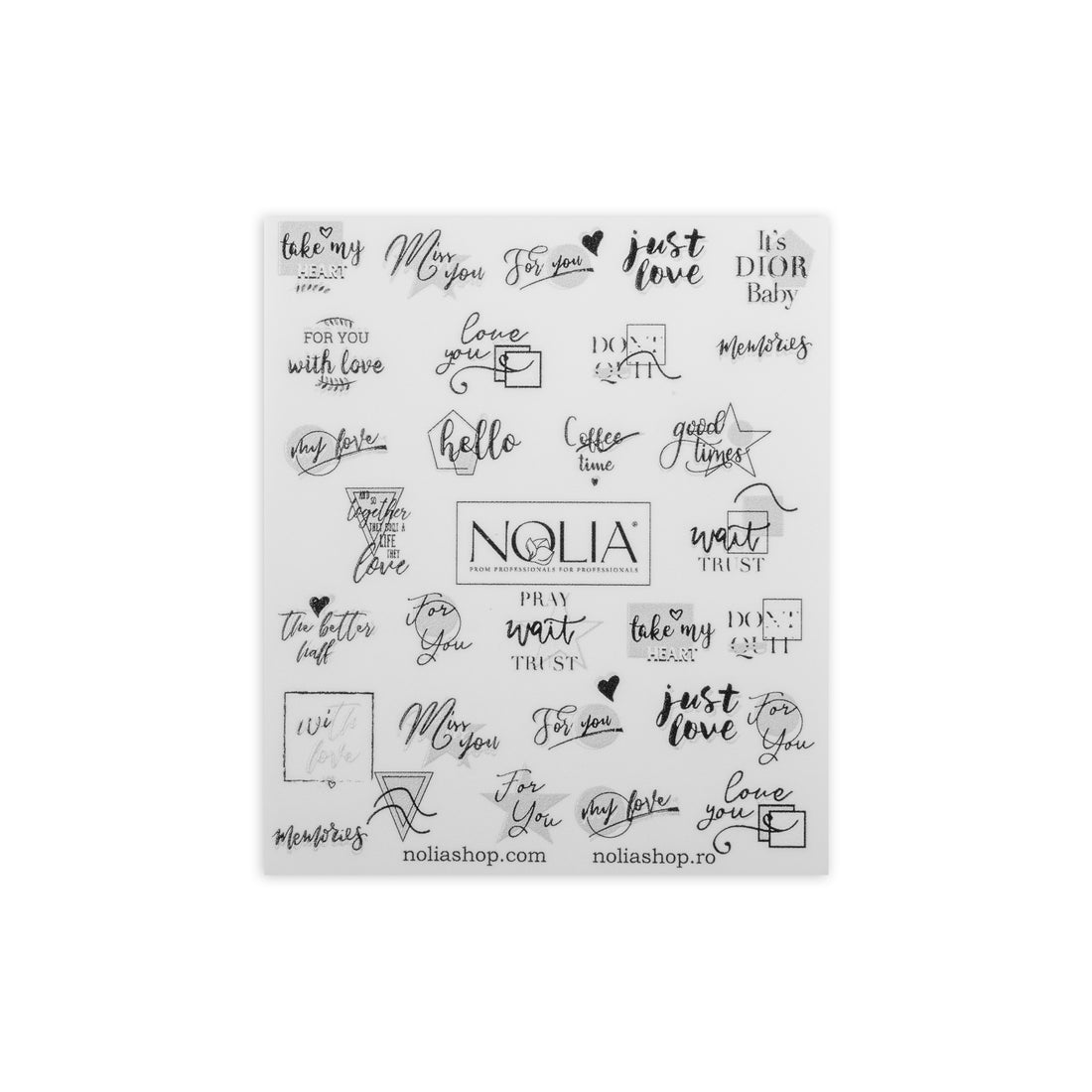 Sticker Nailart - ST237 - Nail Art Kits &amp; Accessories - noliashop.com 1