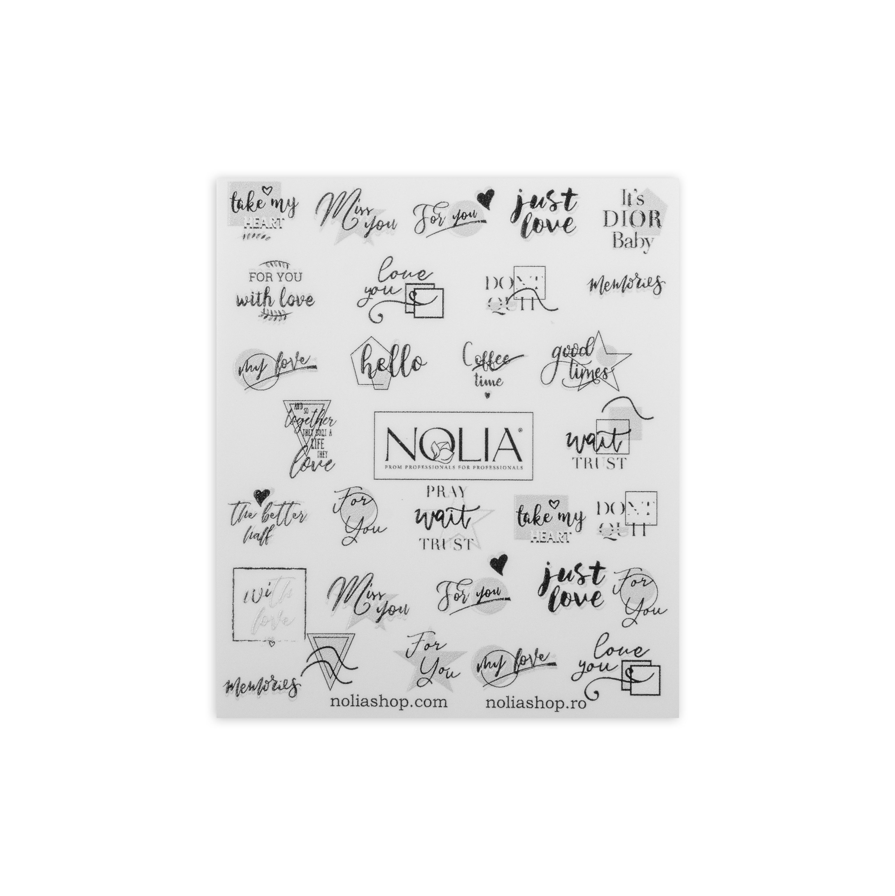 Sticker Nailart - ST237 - Nail Art Kits &amp; Accessories - noliashop.com 1