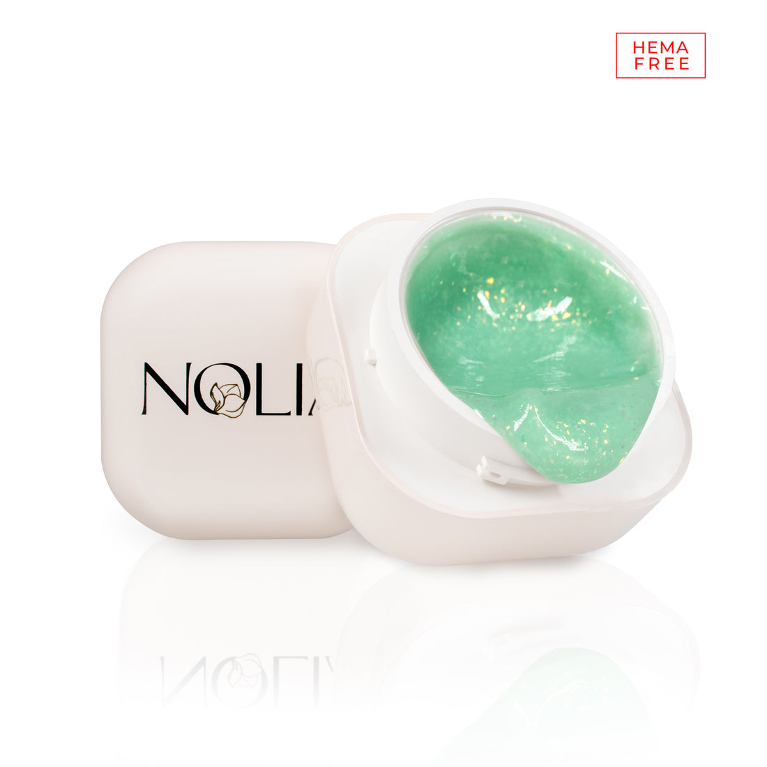 SparkleSculpt Gel - CARNATION GREEN - HEMA FREE