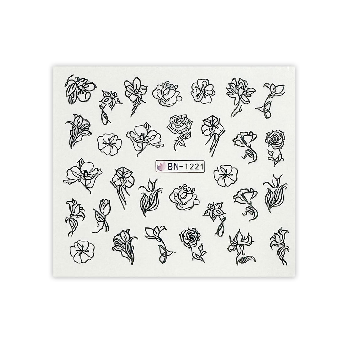 Sticker Nailart - BN-1221