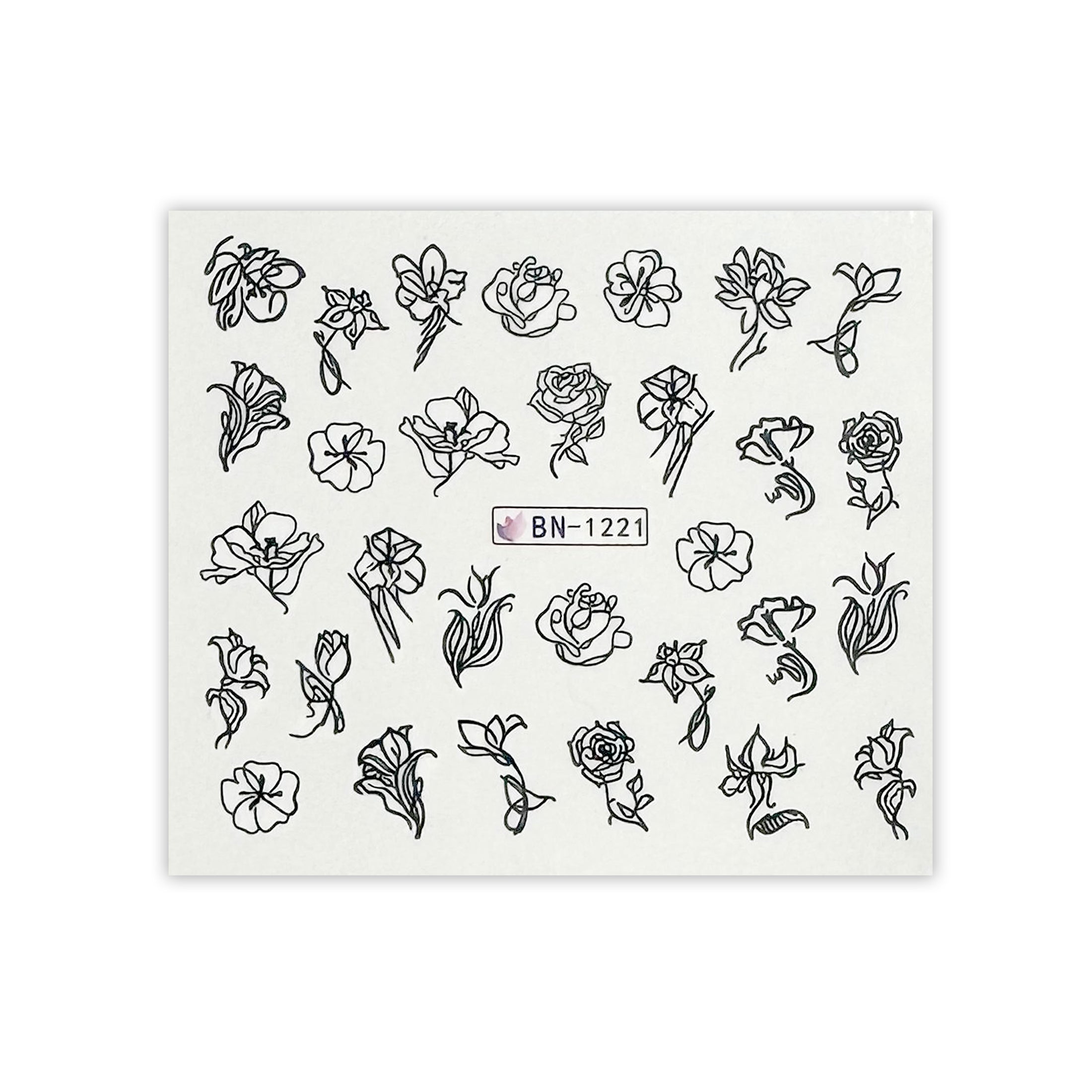 Sticker Nailart - BN-1221