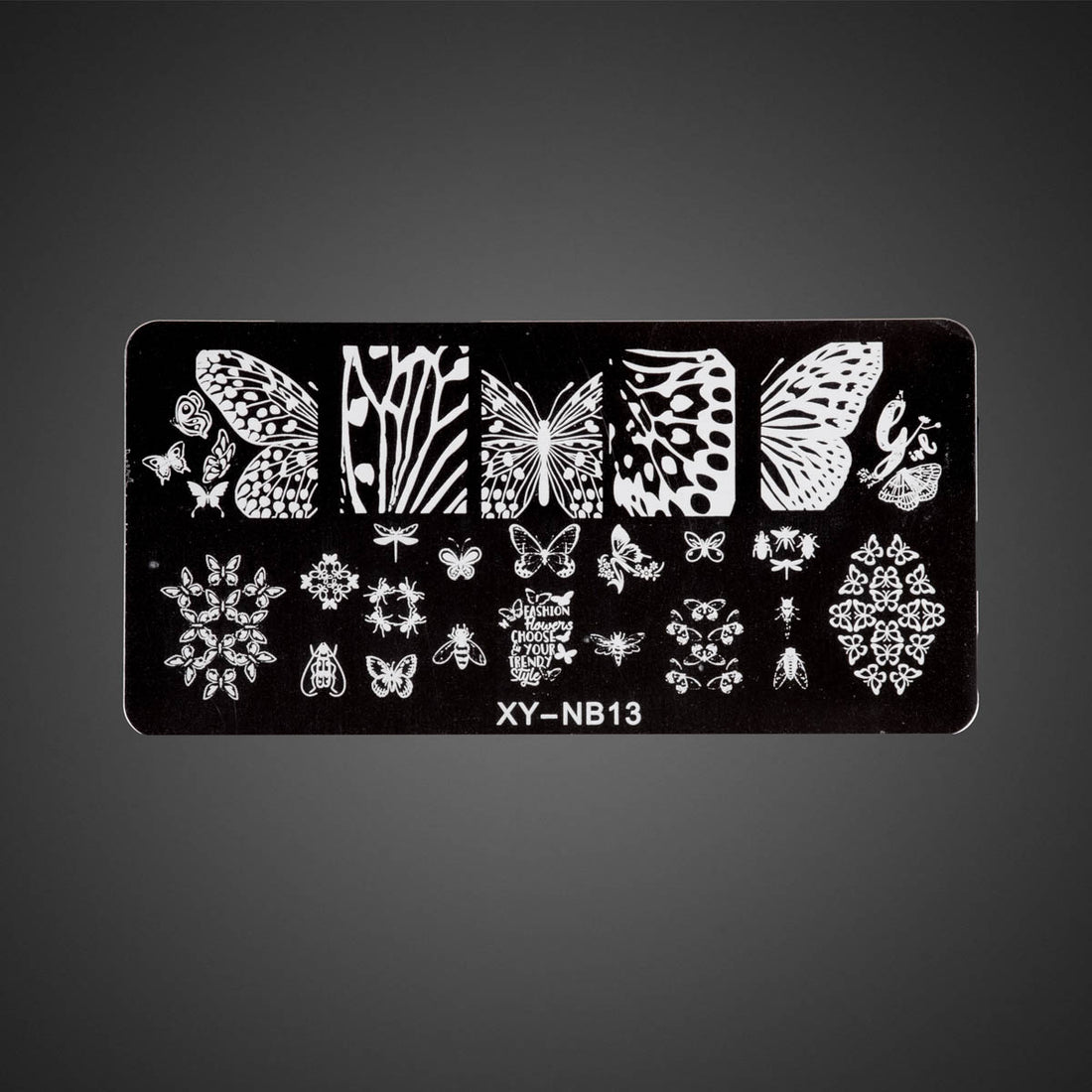 StampArt metallic plate YHMB28-13 - Nail Art Kits &amp; Accessories - noliashop.com 1